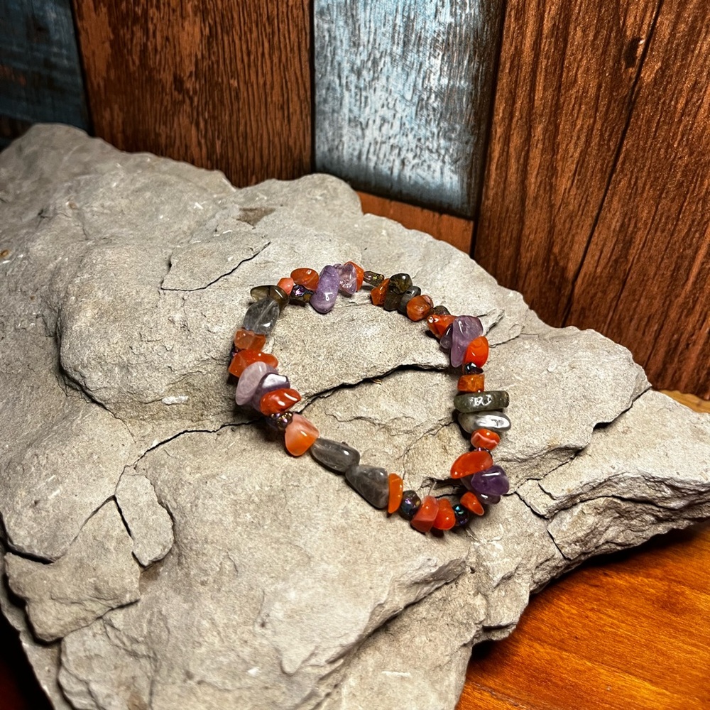 Multicolor Gemstone stretch Bracelet